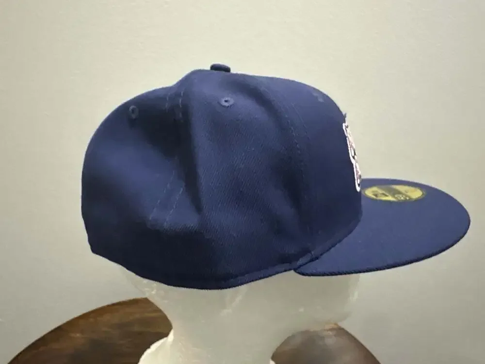 Vtg Billionaire Boys Club x New Era 59FIFTY Script Logo Fitted Hat Size 7 1/2